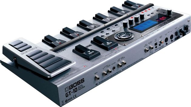 The Boss GT-10 offers a wide range of connectivity options.
